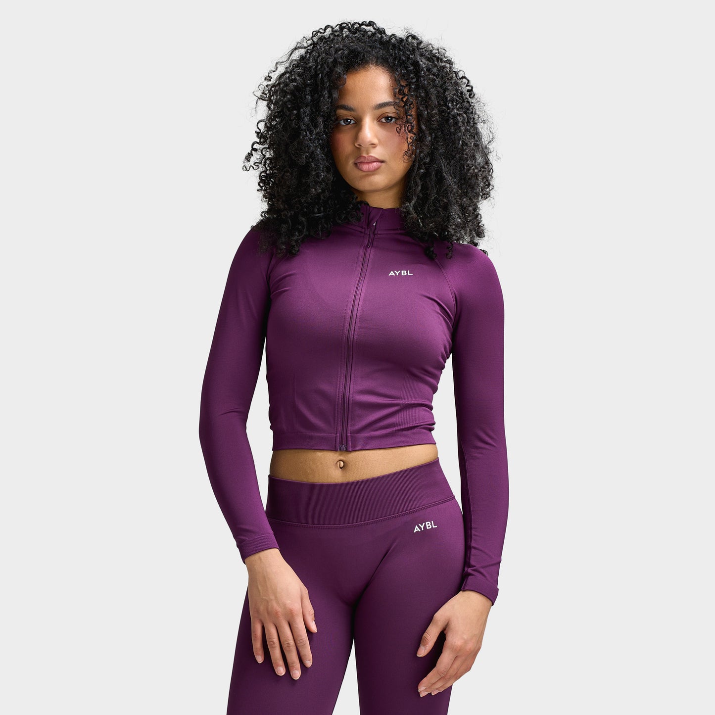 AYBL Women's Adapt Seamless Jacket / Midnight Plum