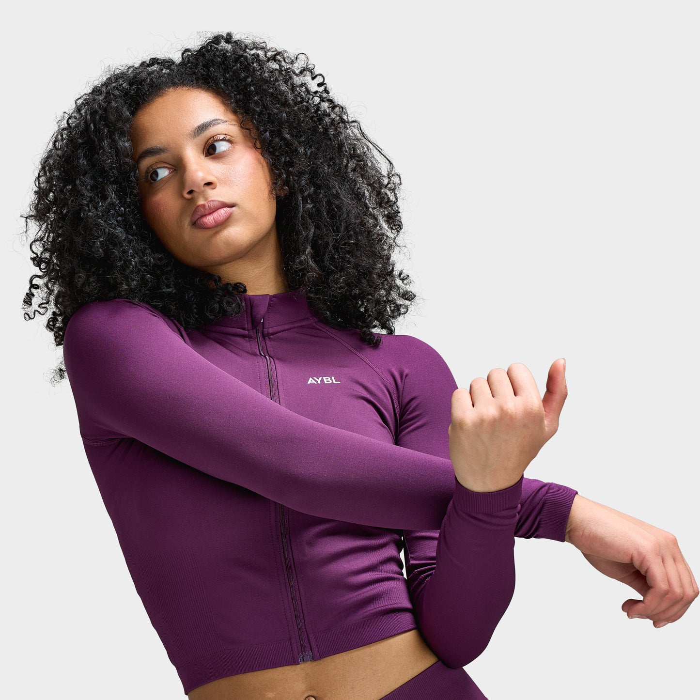AYBL Women's Adapt Seamless Jacket / Midnight Plum