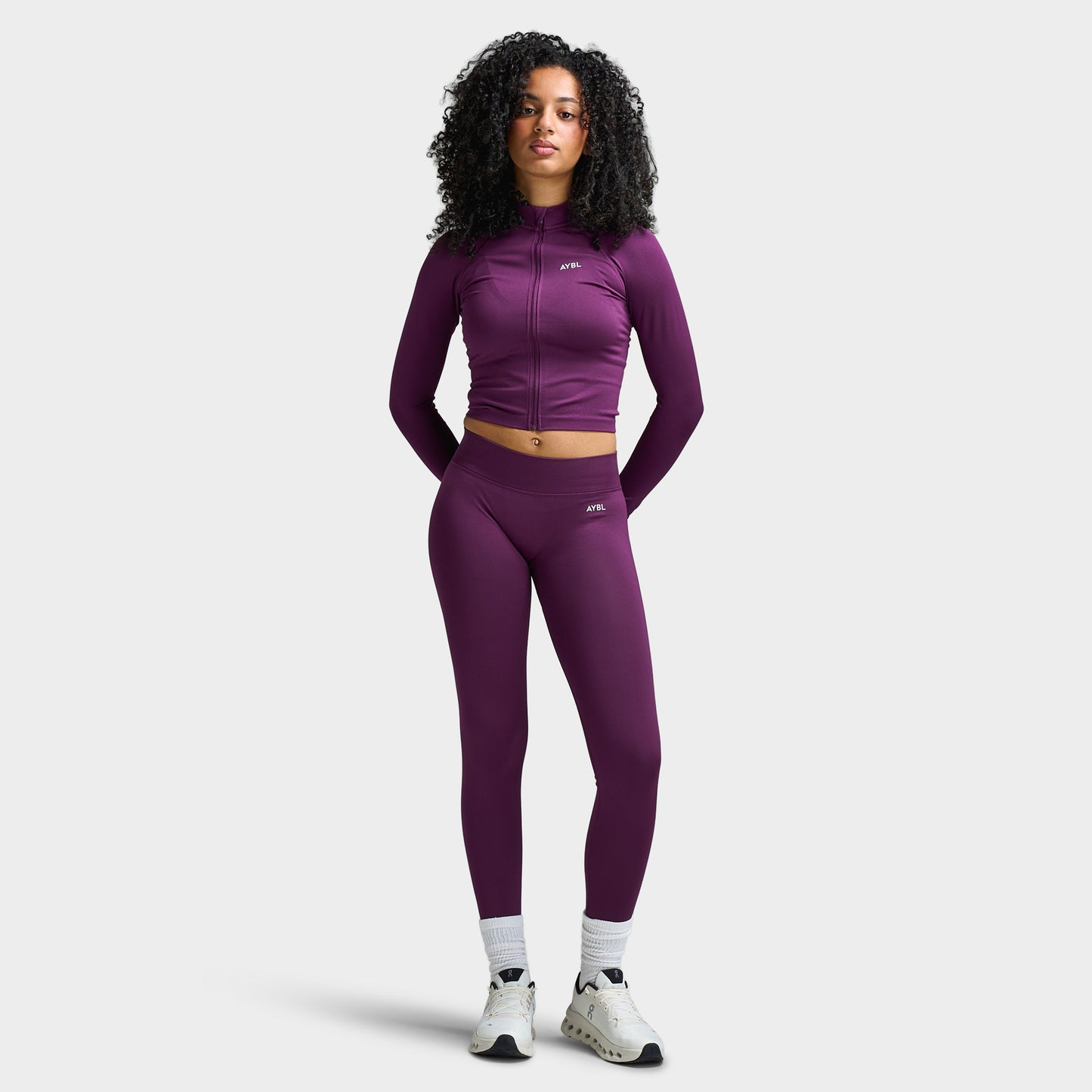 AYBL Women's Adapt Seamless Leggings / Midnight Plum