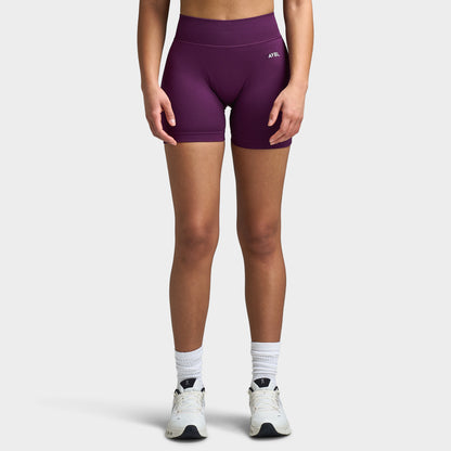 AYBL Women's Adapt Seamless Shorts / Midnight Plum