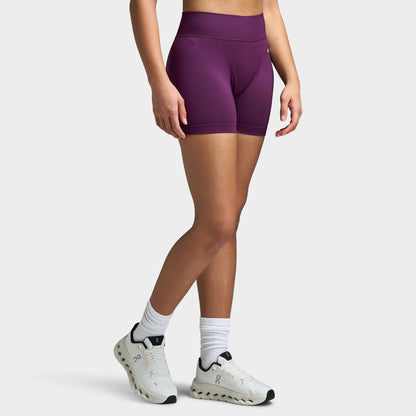 AYBL Women's Adapt Seamless Shorts / Midnight Plum