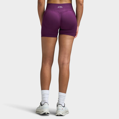AYBL Women's Adapt Seamless Shorts / Midnight Plum