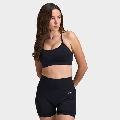 AYBL Women's Empower Seamless Sports Bra Black
