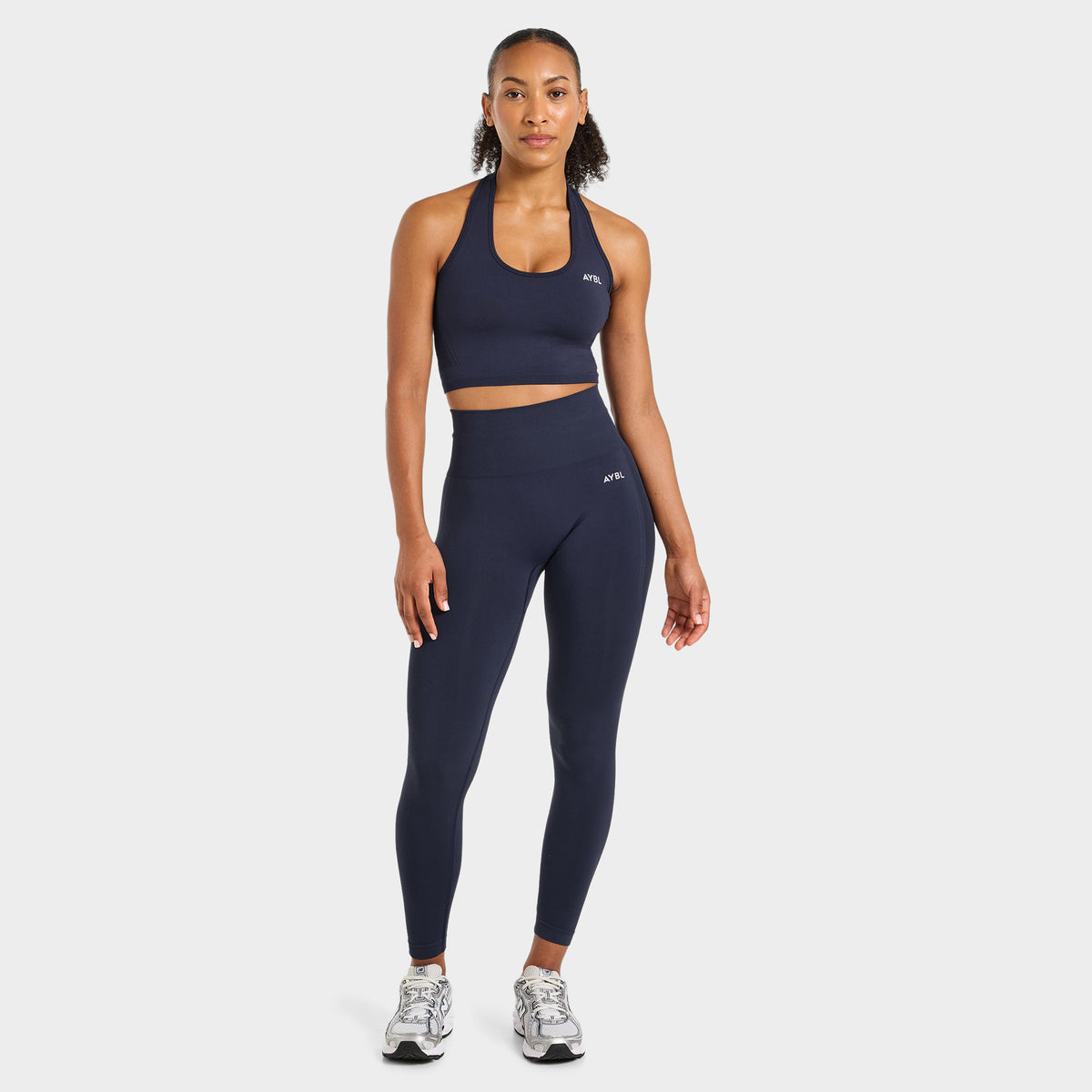 AYBL Empower Sans Couture Col Montant / Marine