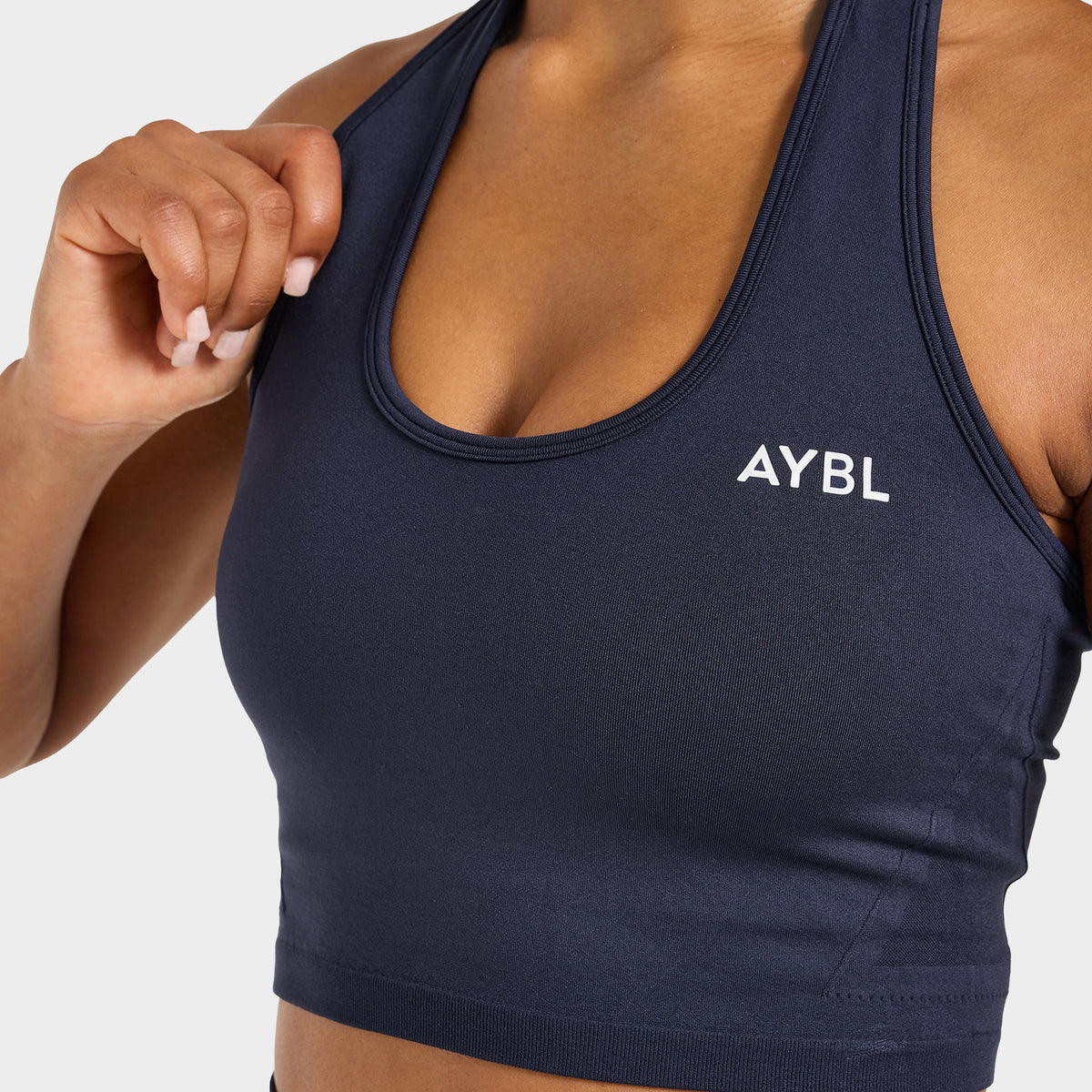 AYBL Empower Sans Couture Col Montant / Marine