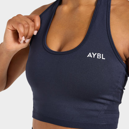 AYBL Empower Sans Couture Col Montant / Marine