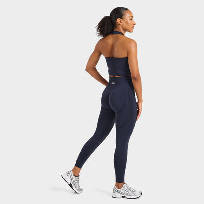 AYBL Empower Sans Couture Col Montant / Marine