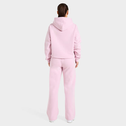 AYBL Femme Chandail à Capuchon Surdimensionné Varsity 2.0 / Rose Glacé