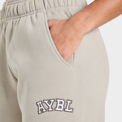 AYBL Varsity 2.0 Oversized Straight Leg Joggers / Taupe