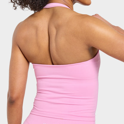 AYBL Women's Enhance Seamless Halterneck Top / Sugar Pink