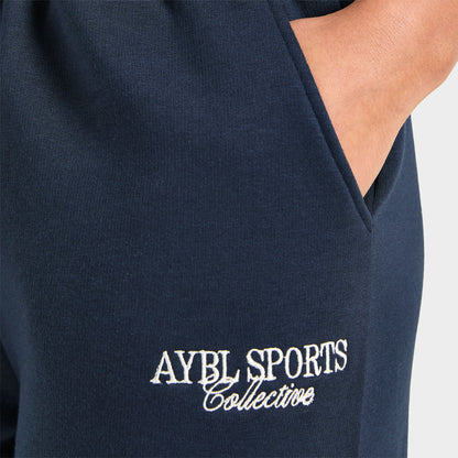 AYBL Sports Collective Oversized Straight Leg Joggers / True Navy