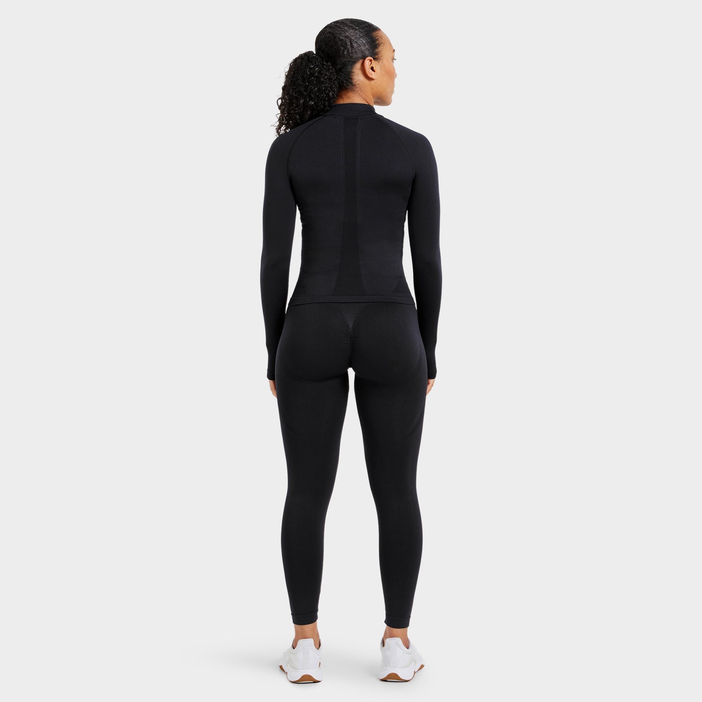AYBL Women's Empower Seamless Full Zip Jacket / Black