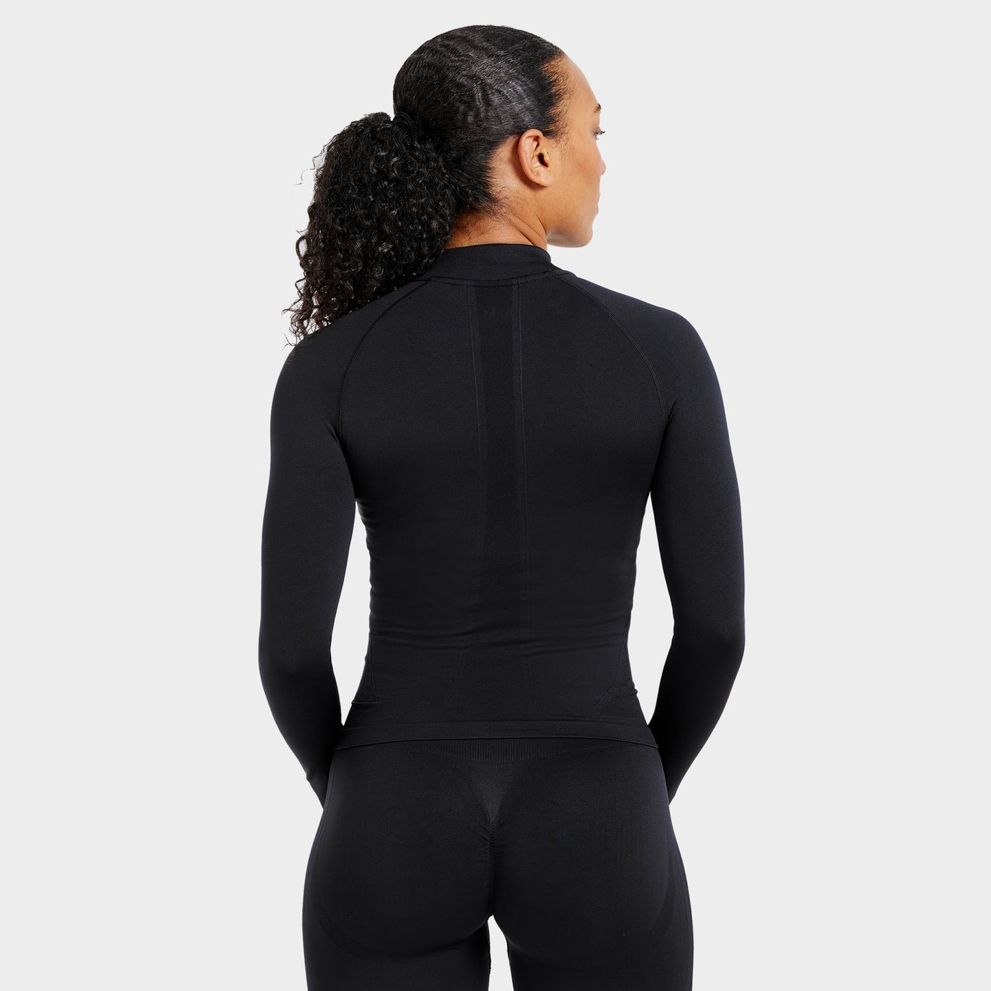 AYBL Women's Empower Seamless Full Zip Jacket / Black