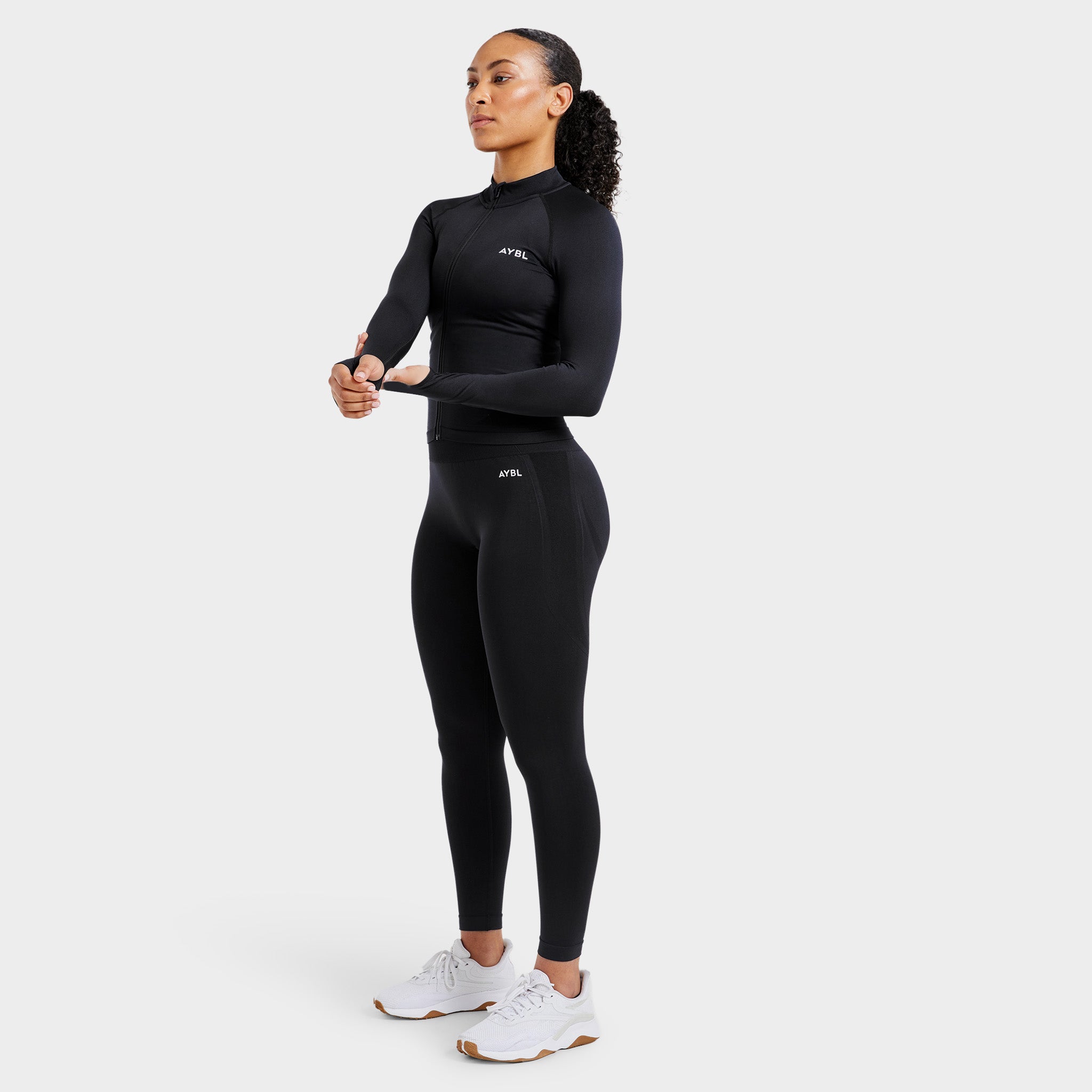 AYBL Women's Empower Seamless Full Zip Jacket / Black – JD Sports