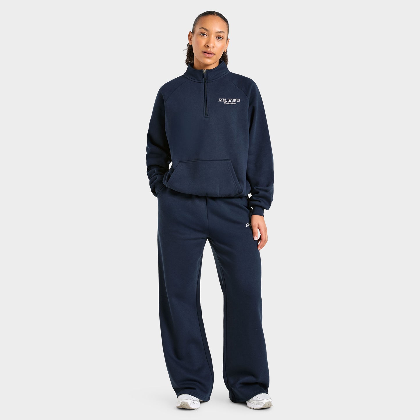 AYBL Sports Collective Oversized 1/4 Zip Pullover / True Navy