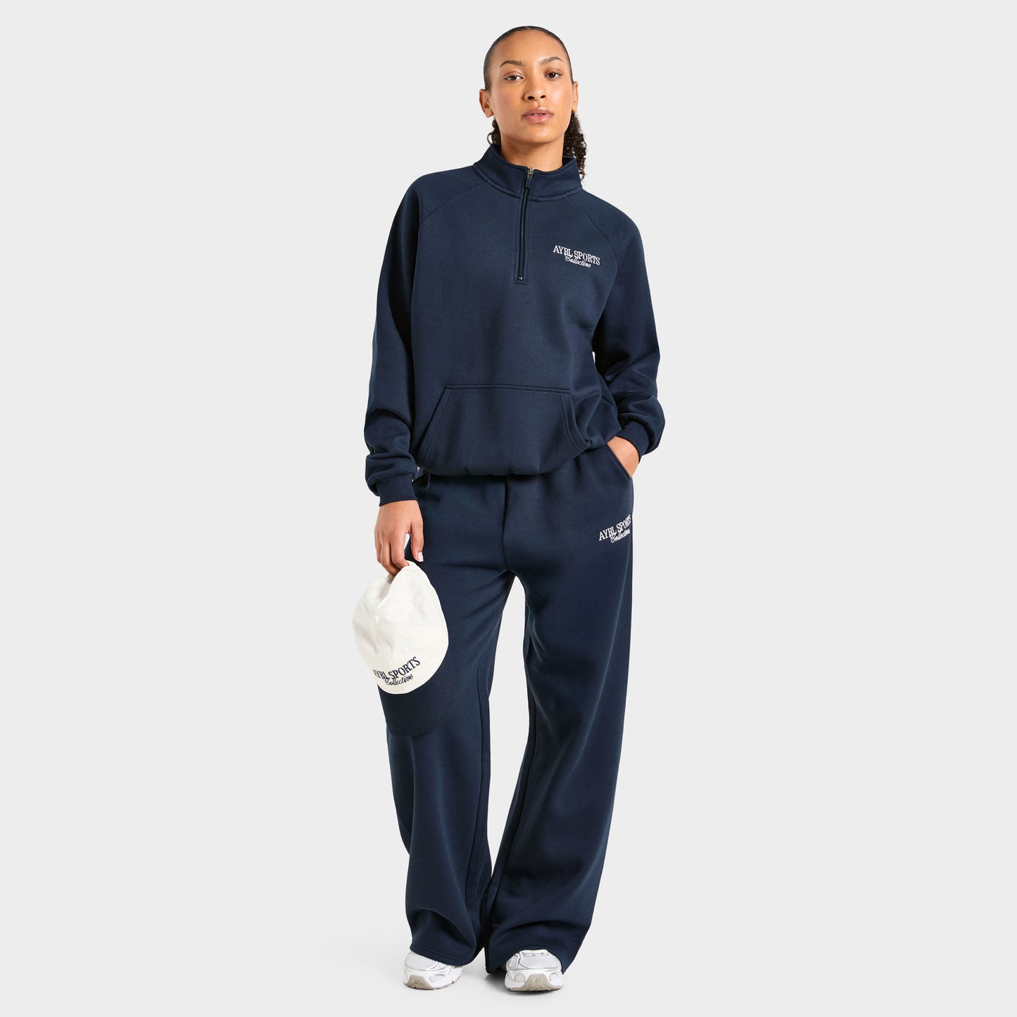 AYBL Sports Collective Oversized 1/4 Zip Pullover / True Navy