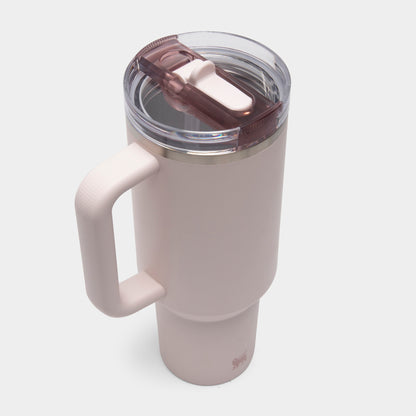Stanley The Quencher ProTour à paille rabattable Gobelet 40 oz / Quartz rose