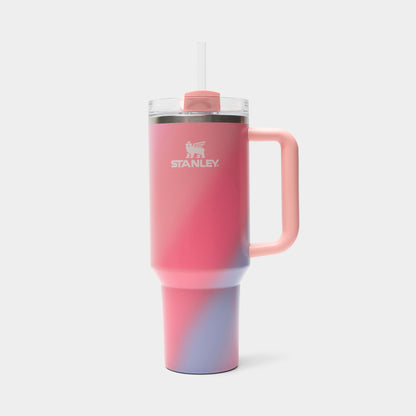 Stanley The Quencher ProTour avec paille rabattable 40 oz / Spirale coucher de soleil
