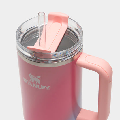 Stanley The Quencher ProTour avec paille rabattable 40 oz / Spirale coucher de soleil