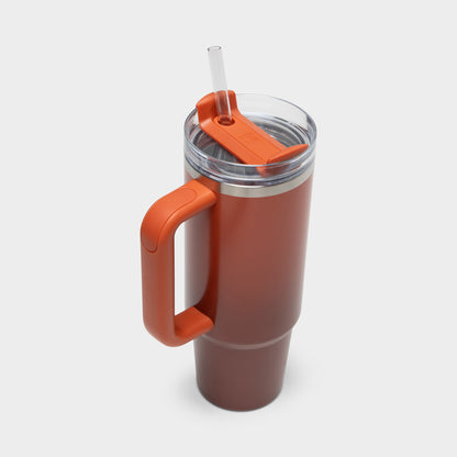 Stanley The Quencher ProTour avec paille rabattable 30oz / Citrouille