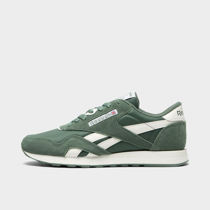 Reebok CL Nylon Green / White