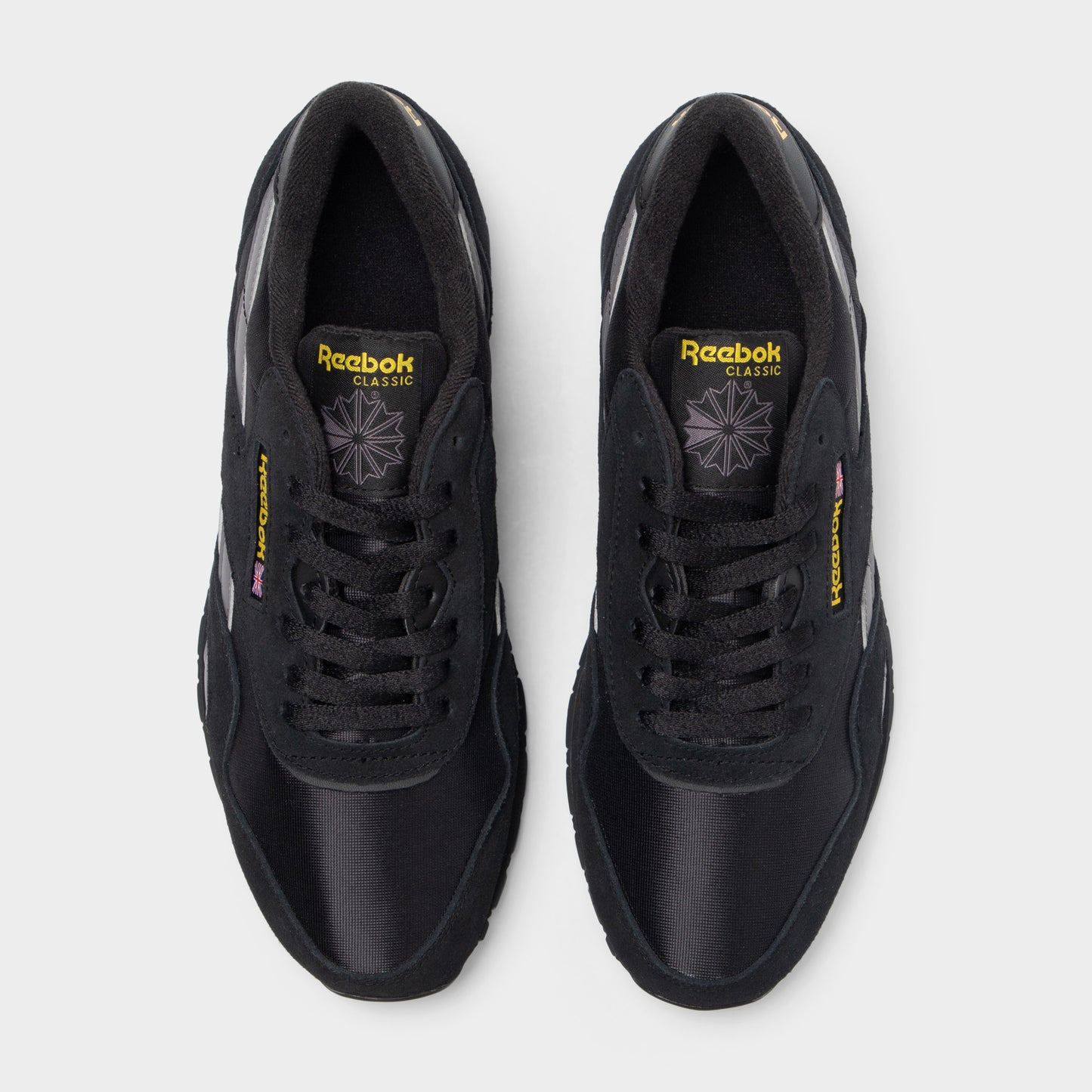 Reebok Classic Nylon Black / Overcast Grey - Golden Haze