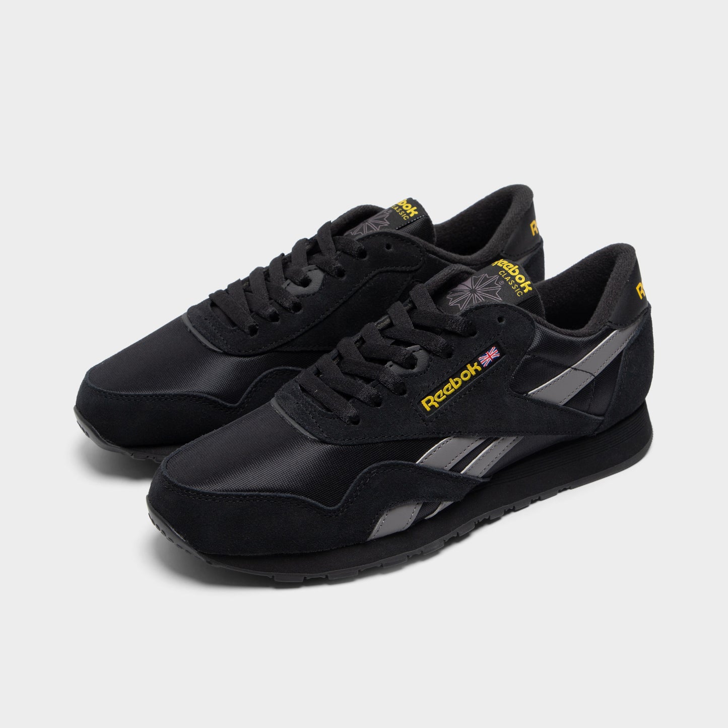 Reebok Classic Nylon Black / Overcast Grey - Golden Haze