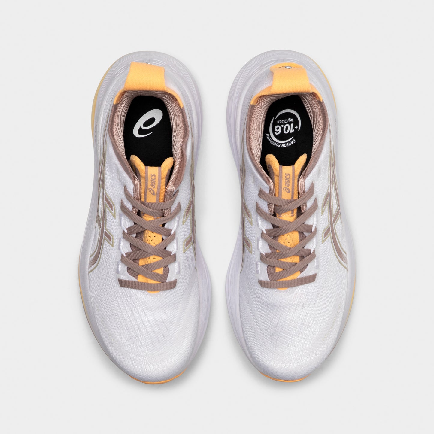 ASICS Women's Gel-Nimbus 27 White / Fawn