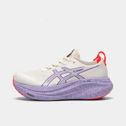 ASICS Femmes GEL-Nimbus 27 Crème / Violet Edo