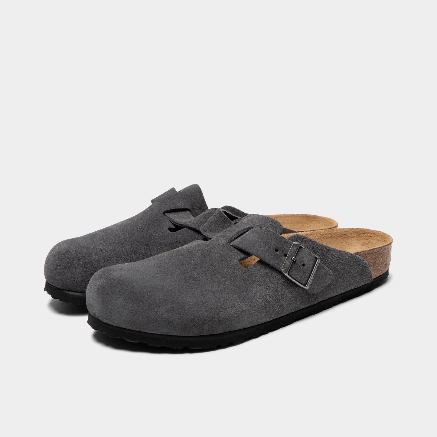 Birkenstock Boston Suède / anthracite