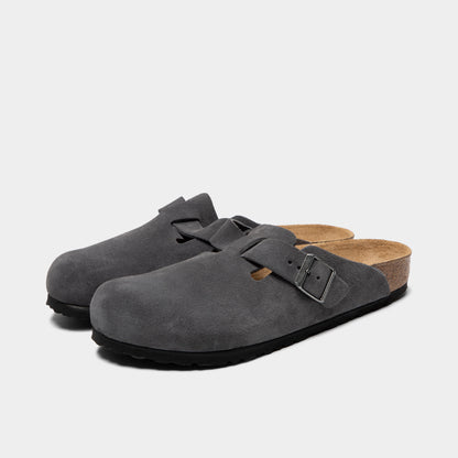 Birkenstock Boston Suède / anthracite