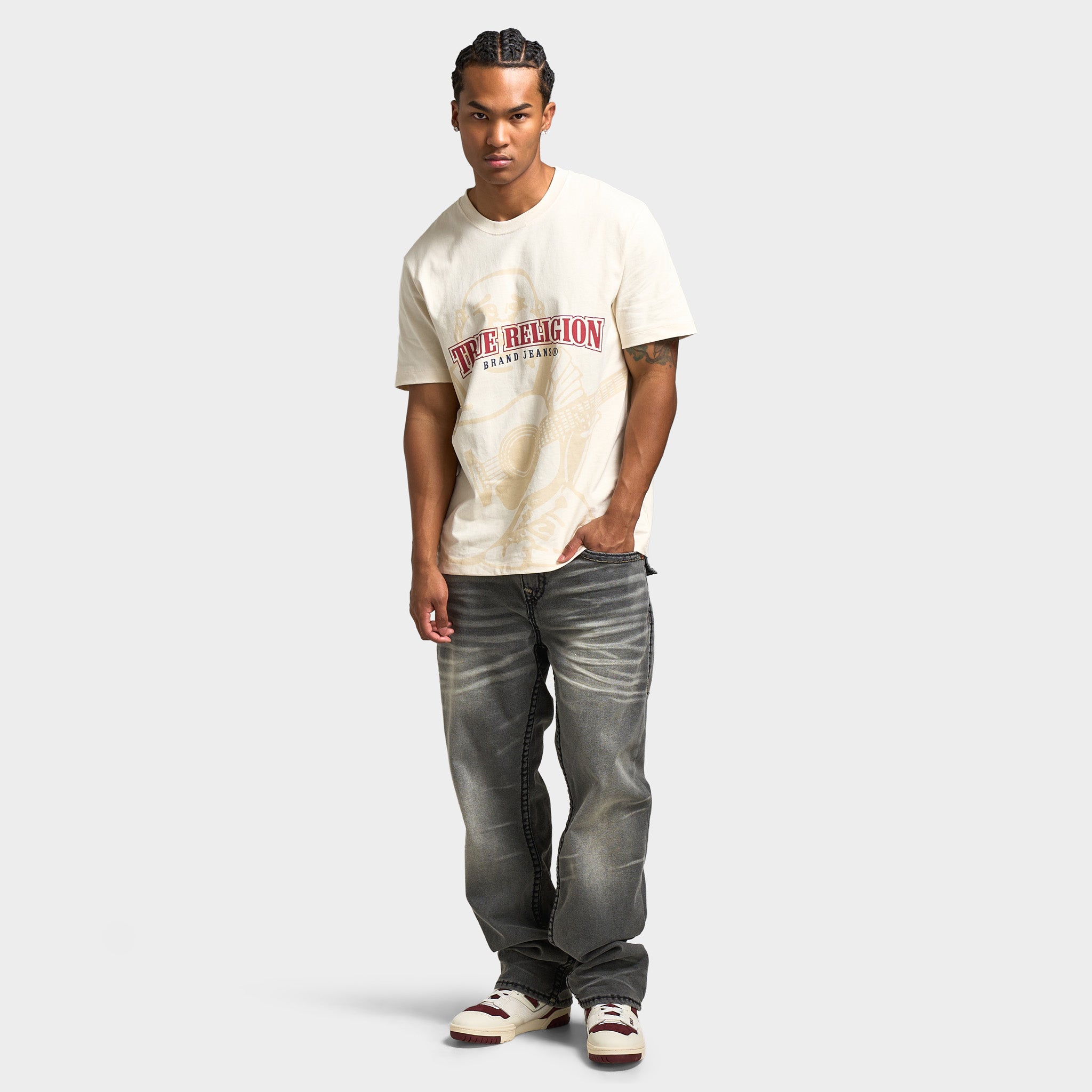 True Religion Bobby Super T Flap Jean / Keflavik Grey Wash – JD Sports