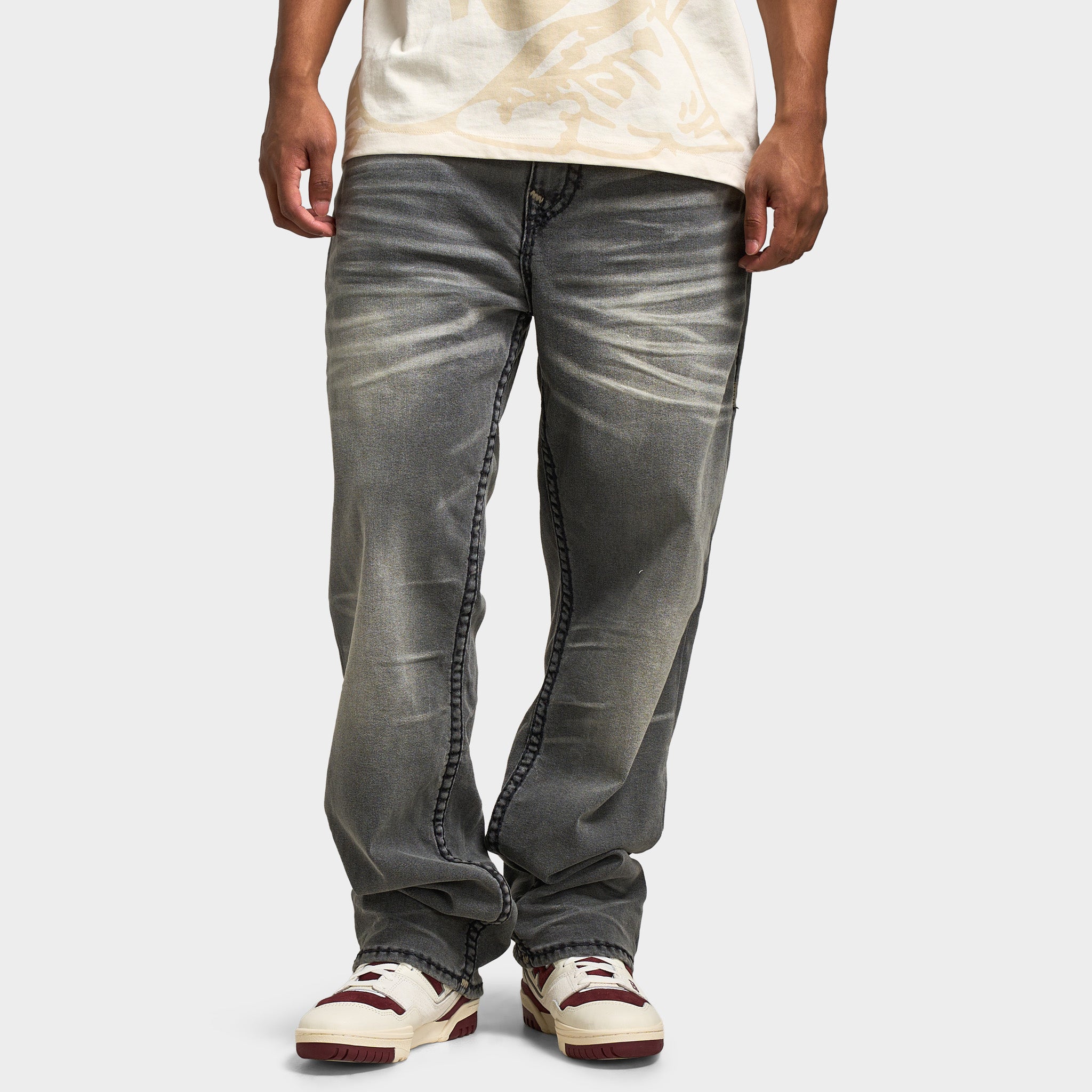 パンツ True Religion Bobby SuperT True Religion Bobby Super T Flap Jean / Keflavik Grey Wash
