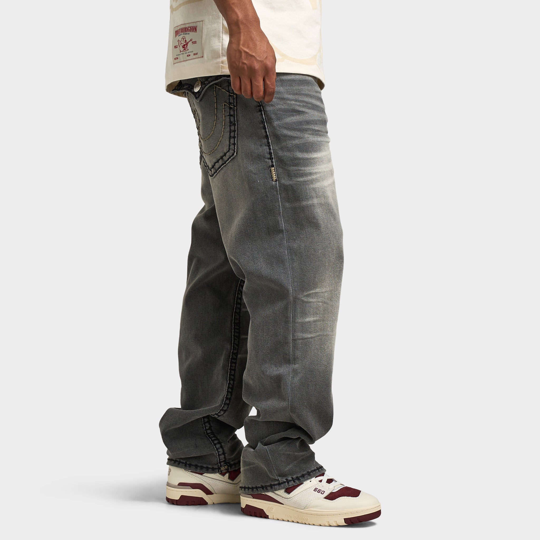 True Religion Bobby Super T Flap Jean / Keflavik Grey Wash – JD Sports