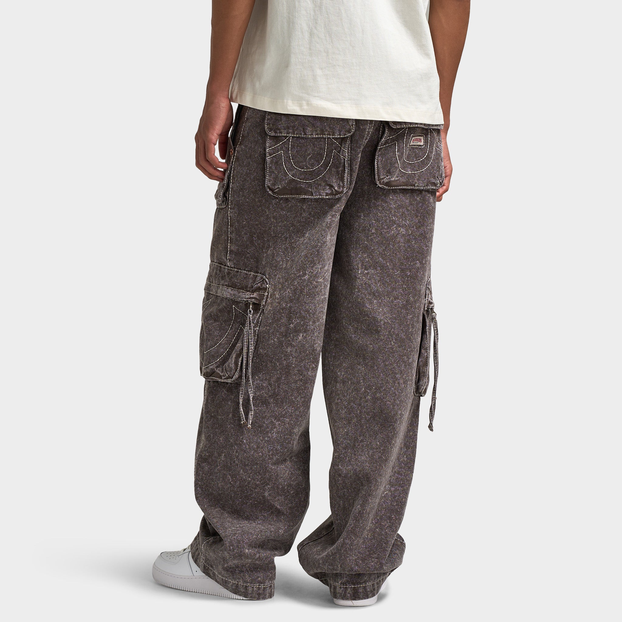 True Religion Big T Fashion Cargo Pant / Brown Acid Wash – JD Sports