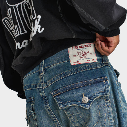 True Religion Jean Vinny SN Flap / Bleu