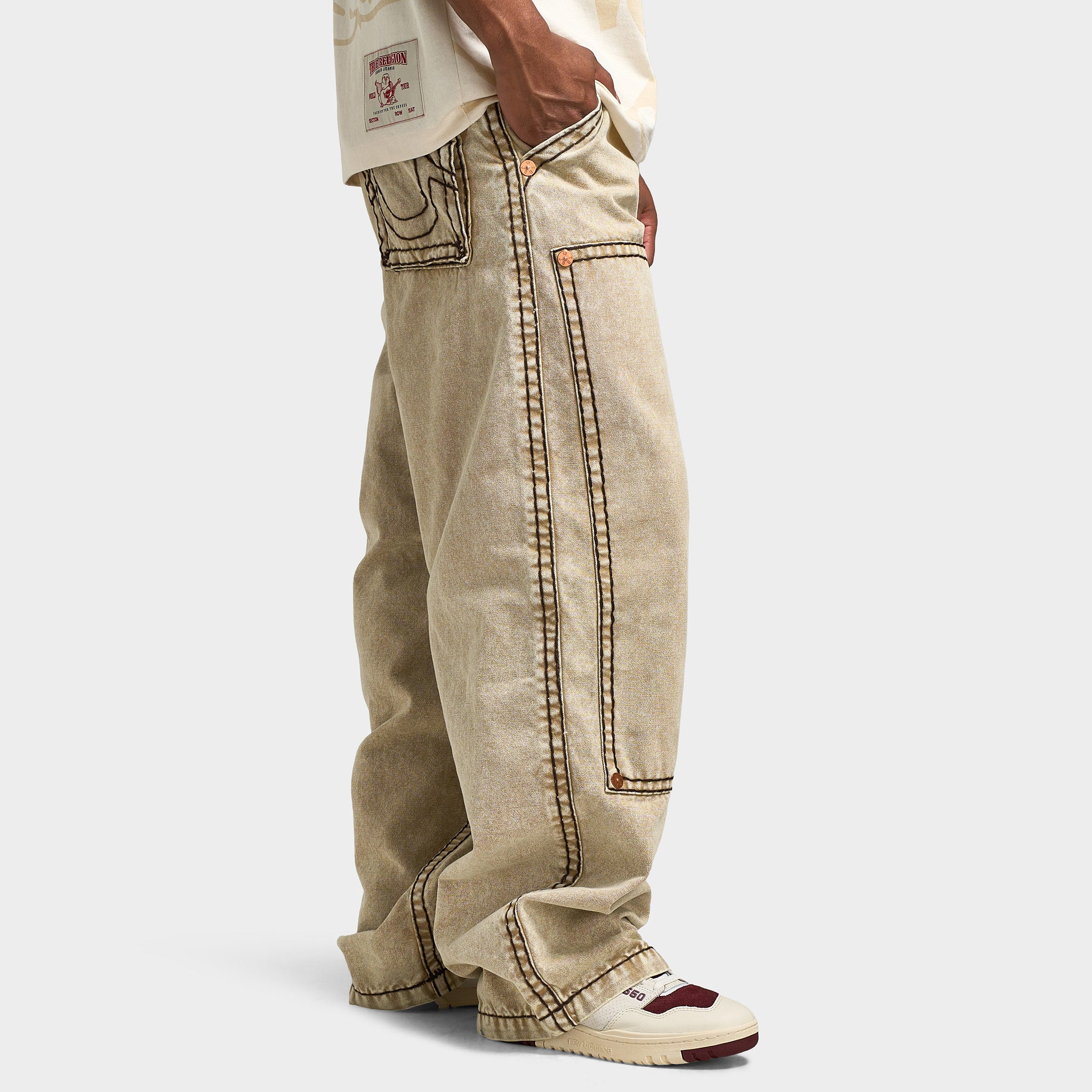 True Religion Baggy Canvas Carpenter Super T / Washed Canvas – JD