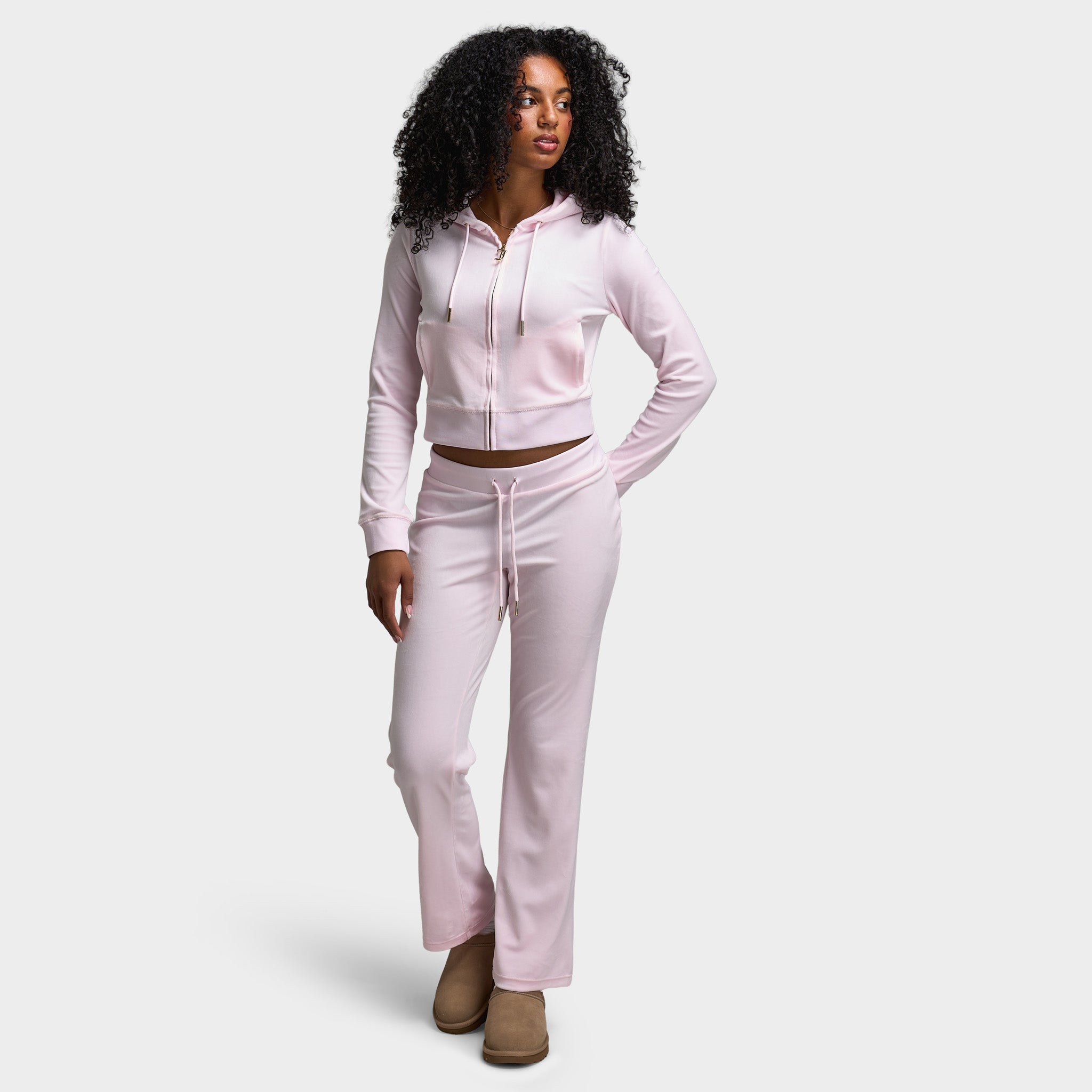 juicy Juicy Couture OG Big Bling Velour Track Pants / Soft Glow – JD Sports