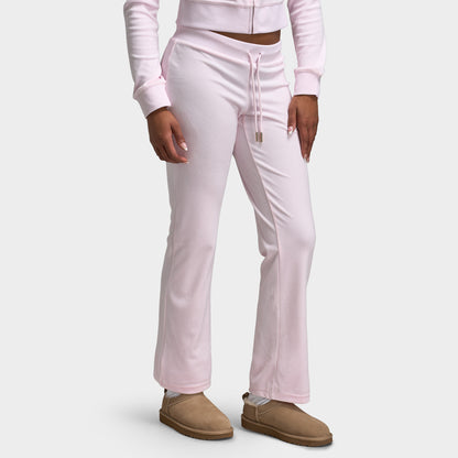 Juicy Couture OG Big Bling Velour Track Pants / Soft Glow