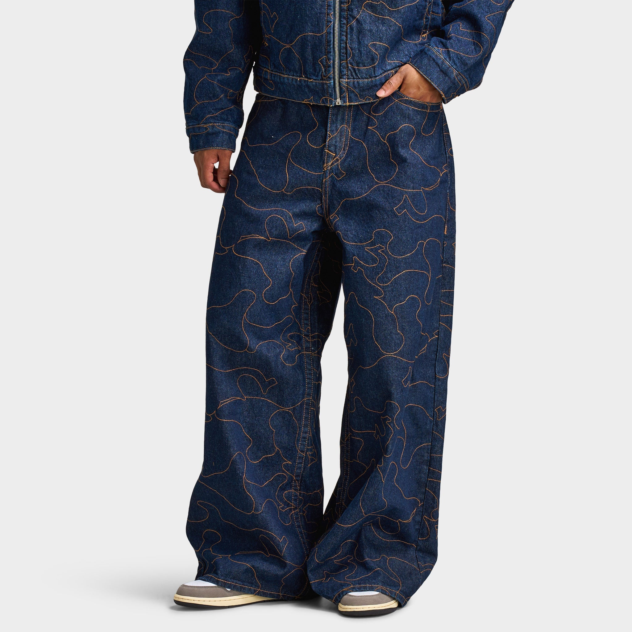 True Religion Mikey APO Embroidered Jeans / Blue – JD Sports