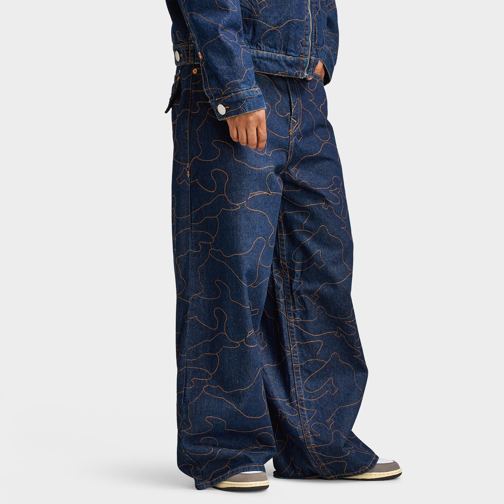 True Religion Mikey APO Embroidered Jeans / Blue – JD Sports