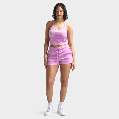 Juicy Couture Women's Fitted Cropped Tank / Violet Tulle