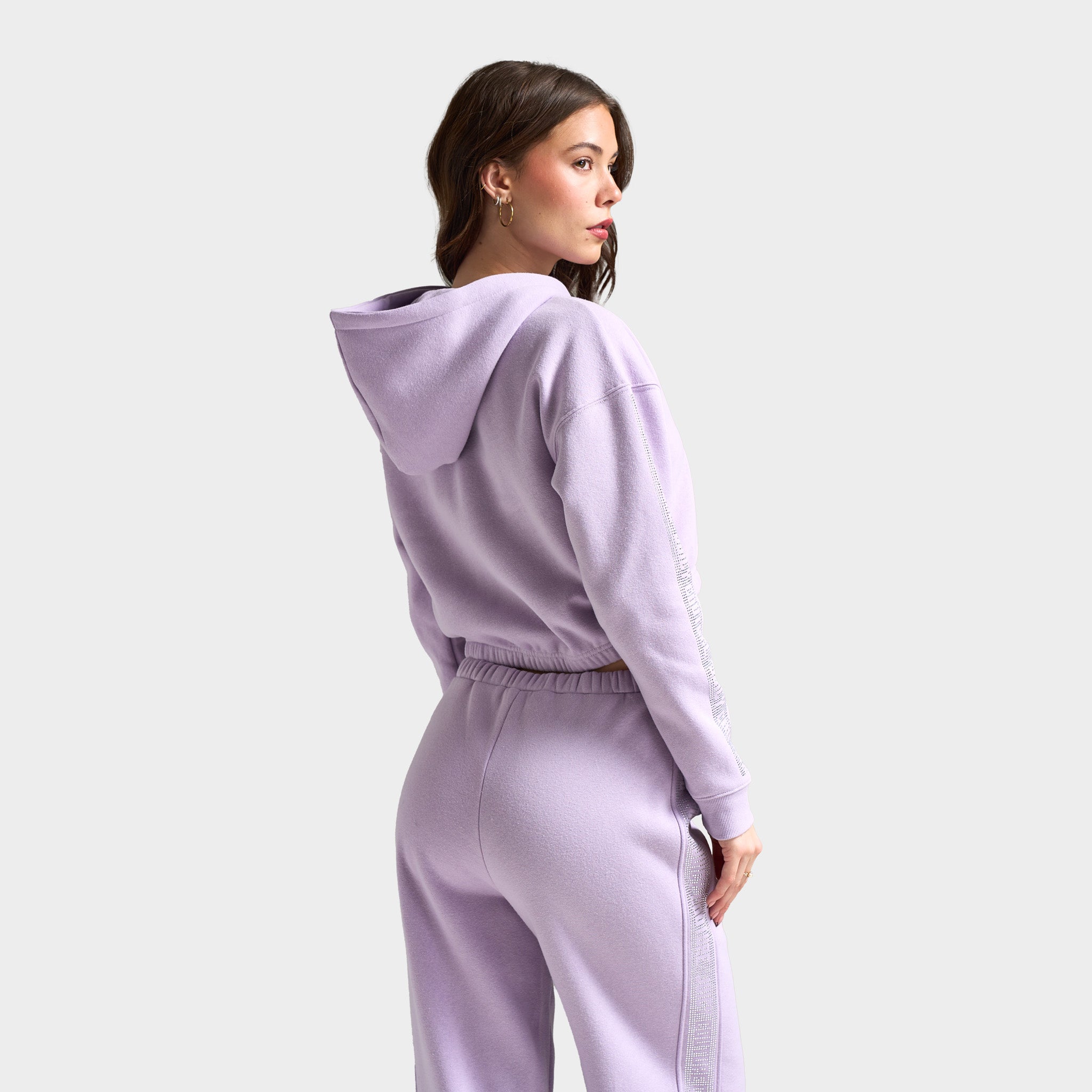 Juicy Couture Women's Cropped Zip Hoodie / Orchid Petal – JD Sports
