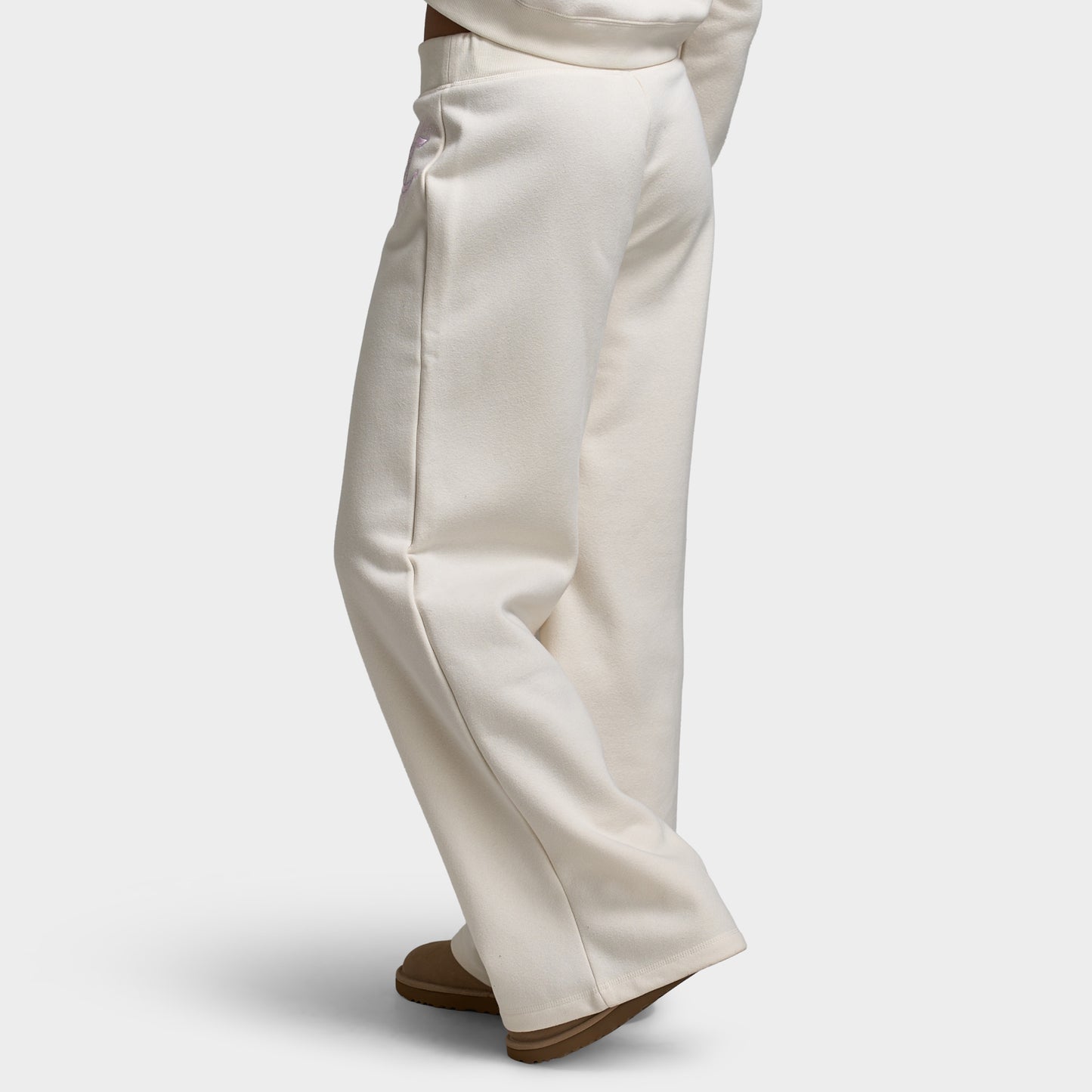 Juicy Couture Pantalon de survêtement large Inscription Hotfix Cloud / Cherry Blossom