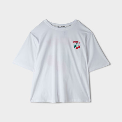 Juicy Couture Oversized Graphic T-Shirt / White