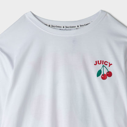 Juicy Couture Oversized Graphic T-Shirt / White