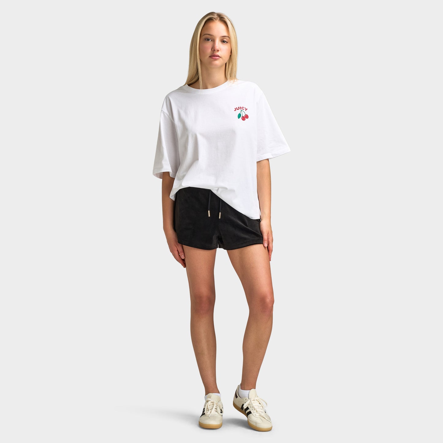 Juicy Couture Women's Oversized Graphic T-Shirt / White