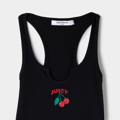 Juicy Couture Racerback Graphic Tank / Liquorice