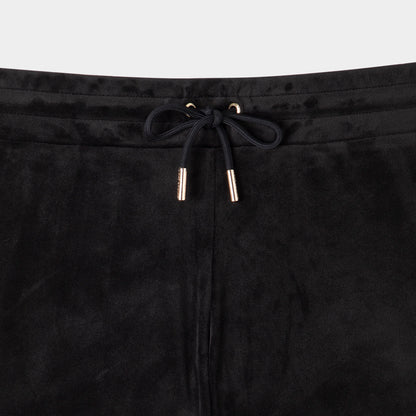 Juicy Couture Drawstring Short With Hotflix / Liquorice