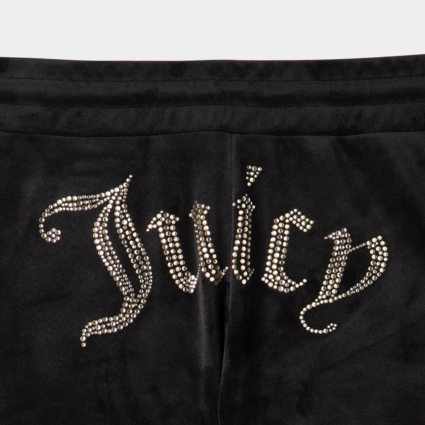 Juicy Couture Drawstring Short With Hotflix / Liquorice